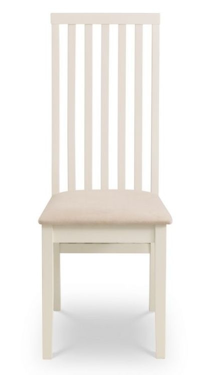 Julian Bowen Vermont Ivory Dining Chair Sold In Pairs