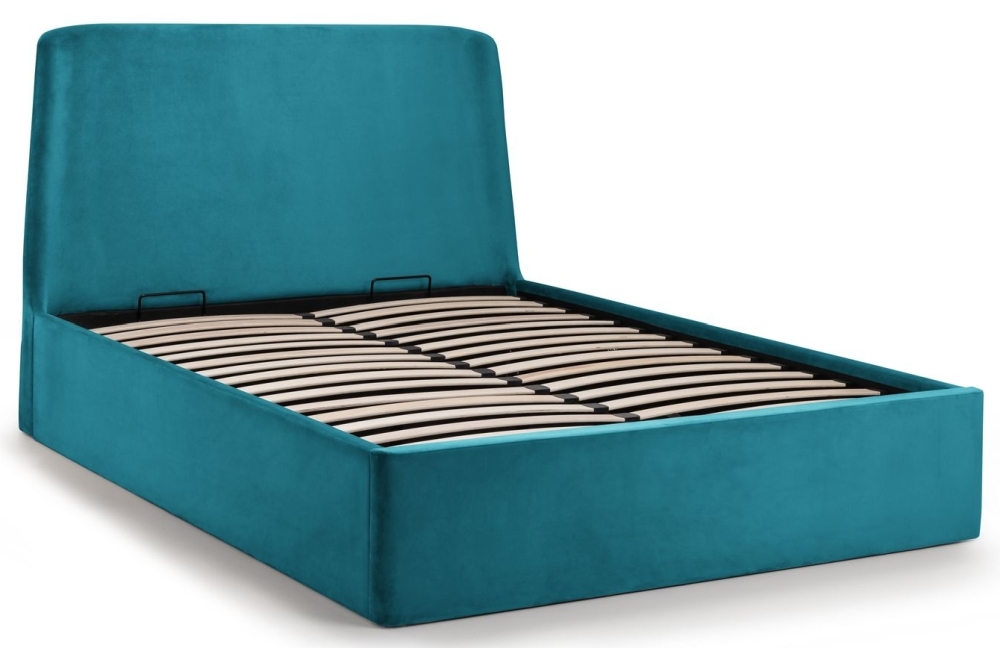 Julian Bowen Frida Teal Storage Ottoman Bed