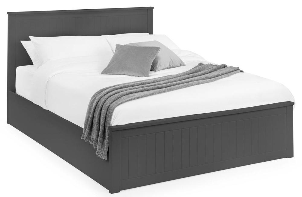 Julian Bowen Maine Anthracite Ottoman Storage Bed