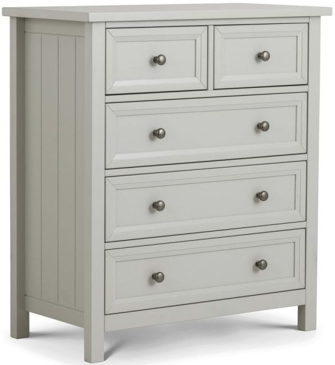 Julian Bowen Maine Dove Grey 32 Drawer Chest