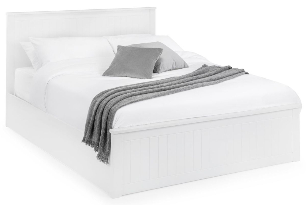 Julian Bowen Maine White Ottoman Storage Bed