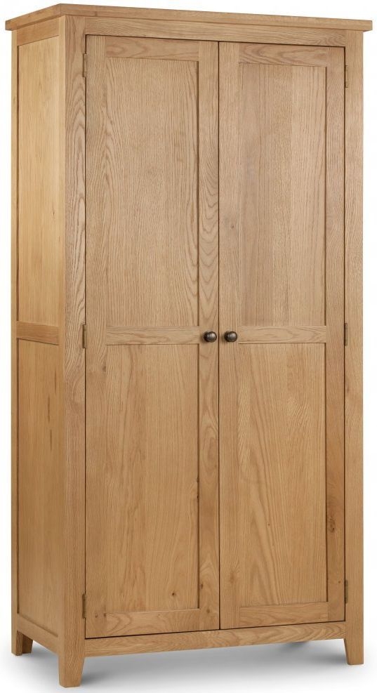 Julian Bowen Marlborough Oak 2 Door Wardrobe