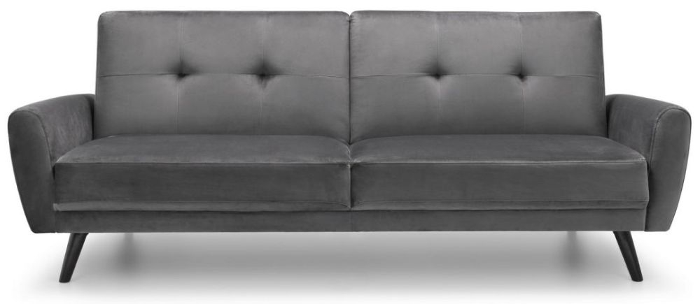 Julian Bowen Monza Grey Fabric Sofabed