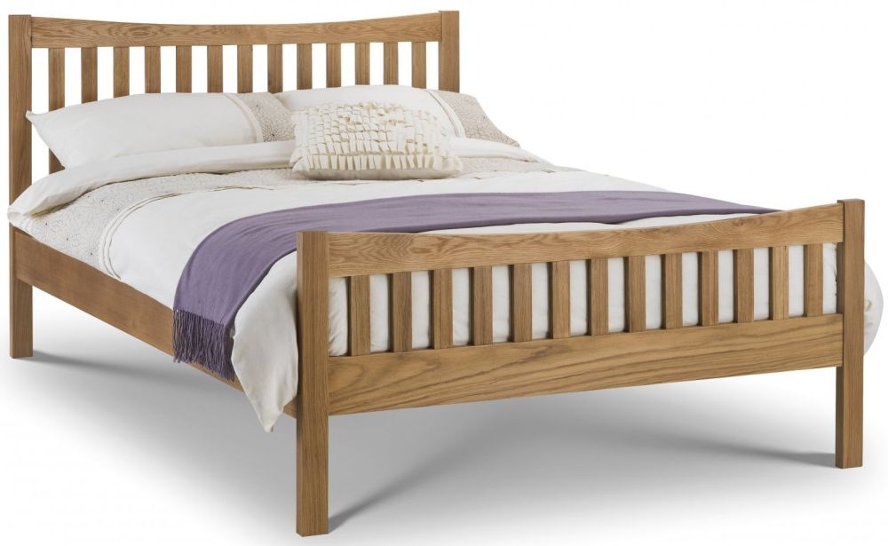 Bergamo Oak Bed Comes In Double And King Size