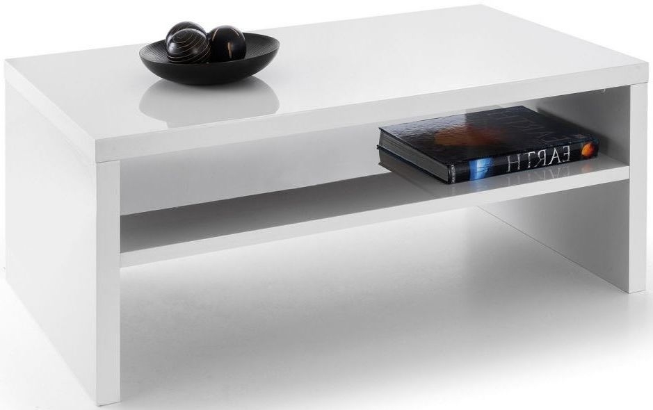 Product photograph of Julian Bowen Metro White High Gloss Coffee Table from Choice Furniture Superstore