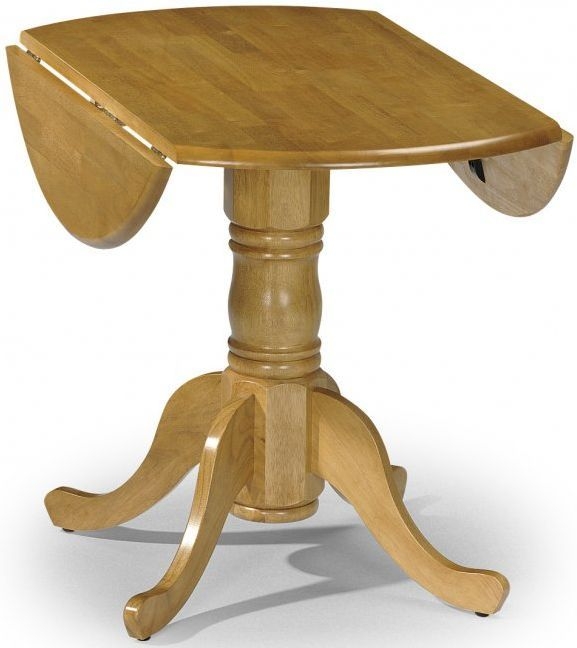 Julian Bowen Dundee Round Drop Leaf Dining Table