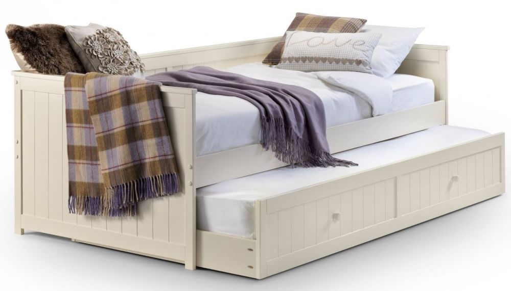 Julian Bowen Jessica Stone White Daybed with Underbed Trundle CFS