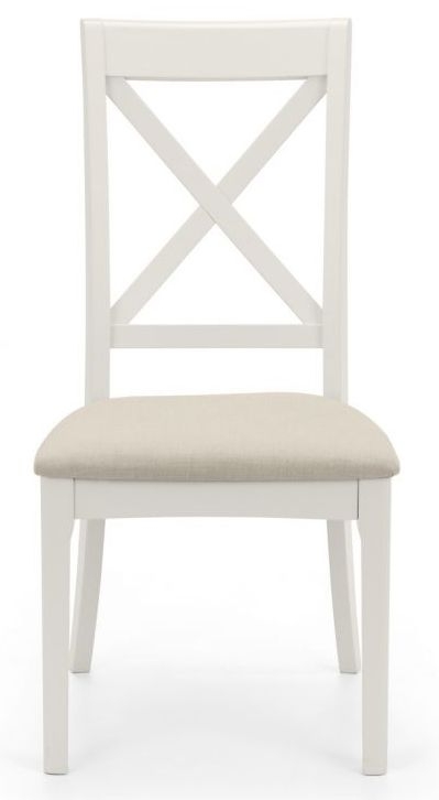 Julian Bowen Provence Oak And Grey Dining Chair Sold In Pairs