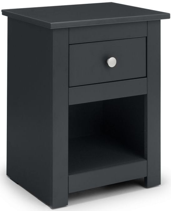 Julian Bowen Radley Anthracite Bedside Cabinet