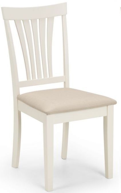 Julian Bowen Stamford Ivory Dining Chair Sold In Pairs