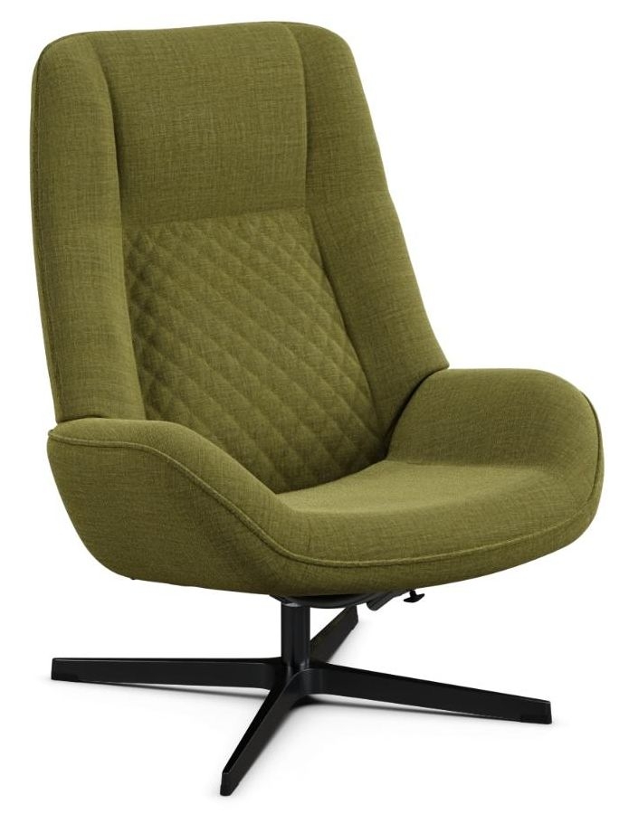 Bordeaux Lido Oliven Fabric Swivel Recliner Chair