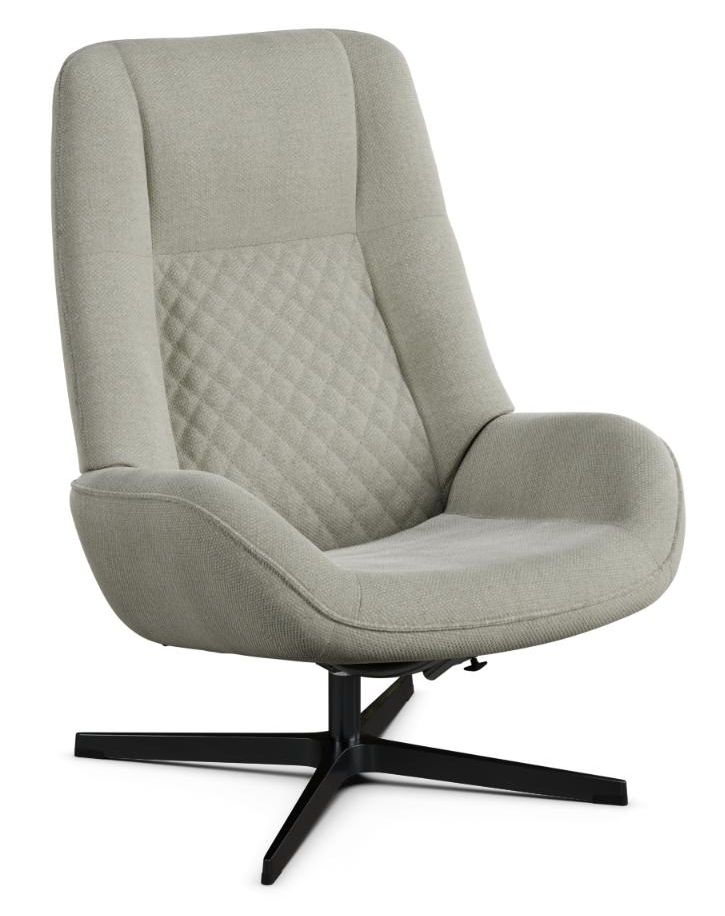 Bordeaux Yeti Fr Sand Fabric Swivel Recliner Chair