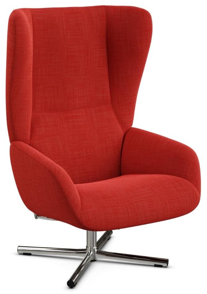 Chef Lido Tulip Fabric Swivel Recliner Chair