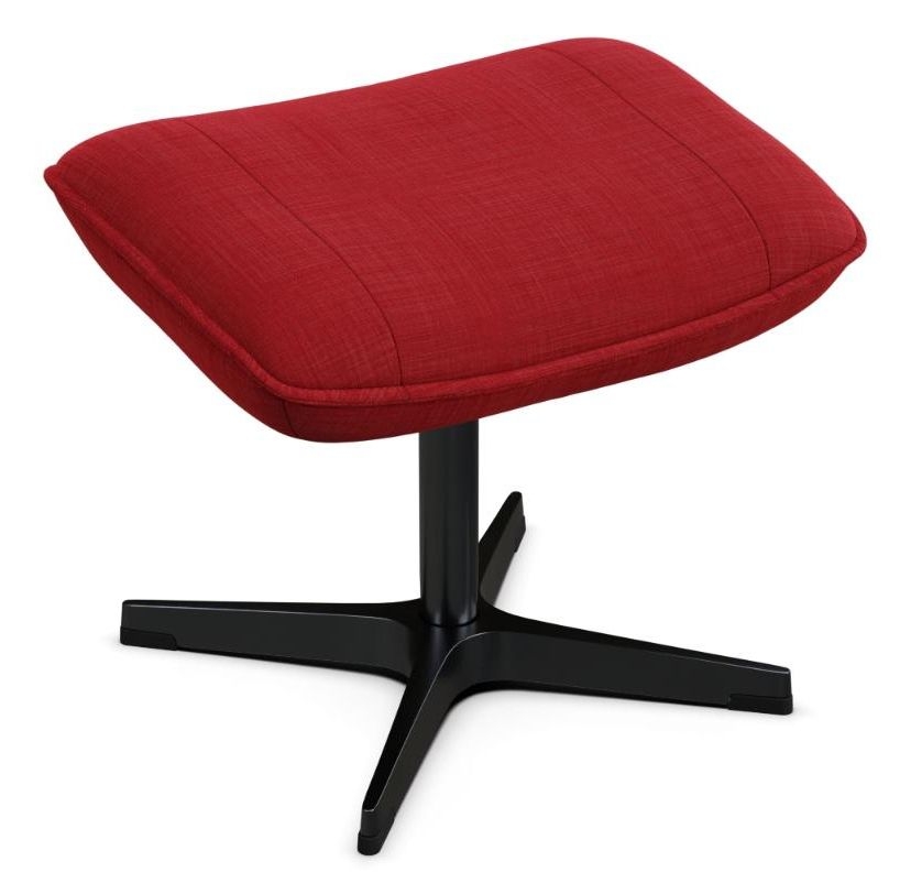 Chef Lido Signalred Fabric Footstool