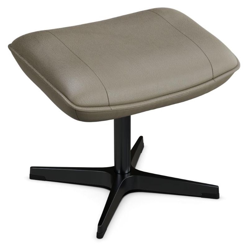 Chef Soft Stone Leather Footstool