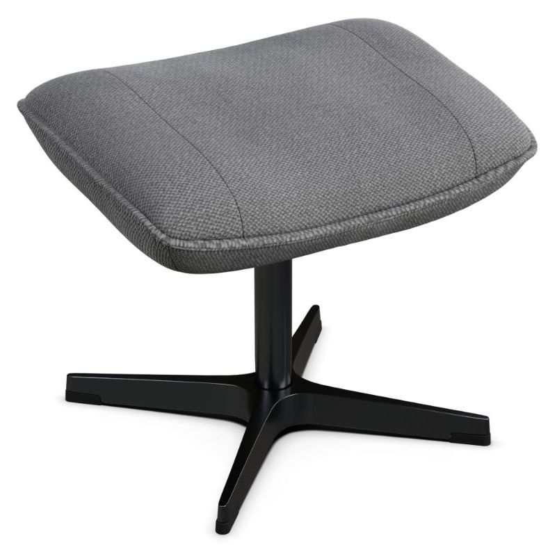 Chef Yeti Fr Light Grey Fabric Footstool