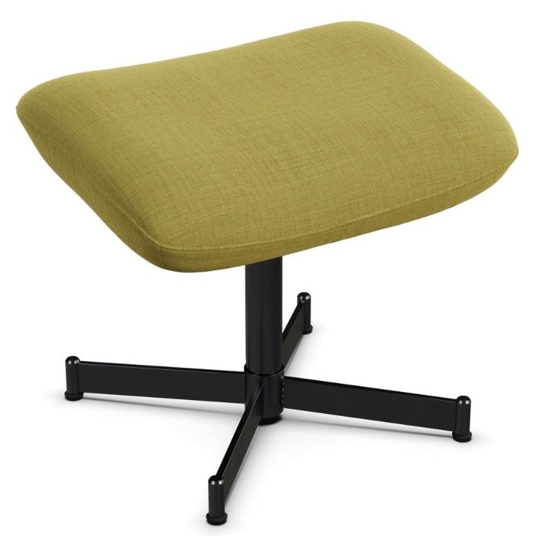 Ergo Plus Lido Light Green Fabric Footstool