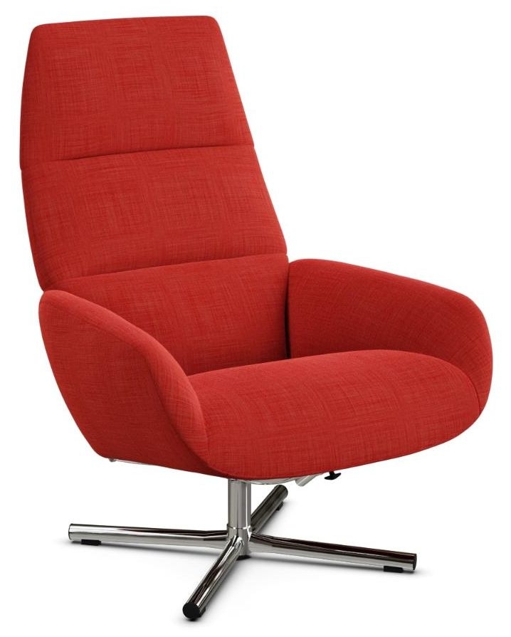 Ergo Lido Tulip Fabric Swivel Recliner Chair