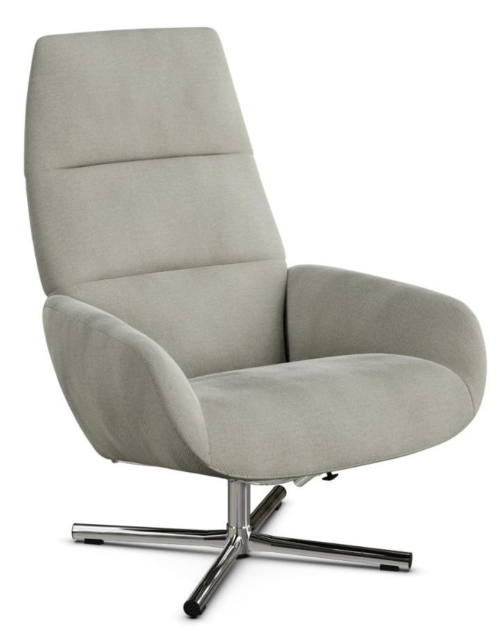 Ergo Yeti Fr Sand Fabric Swivel Recliner Chair