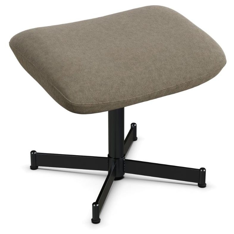 Product photograph of Ergo Flannel Beige Fabric Footstool from Choice Furniture Superstore