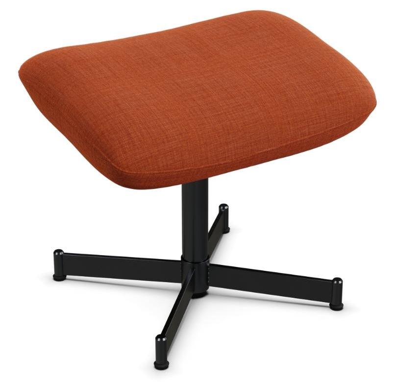 Ergo Lido Orange Fabric Footstool