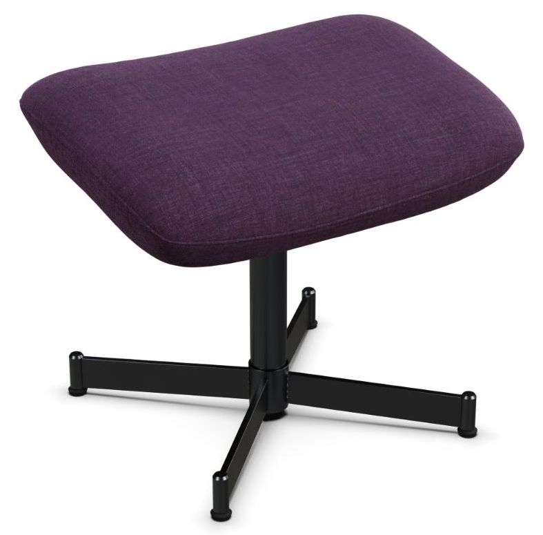 Ergo Lido Purple Fabric Footstool