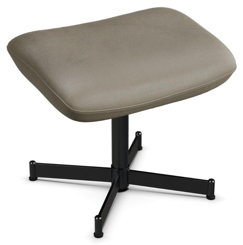 Ergo Soft Stone Leather Footstool