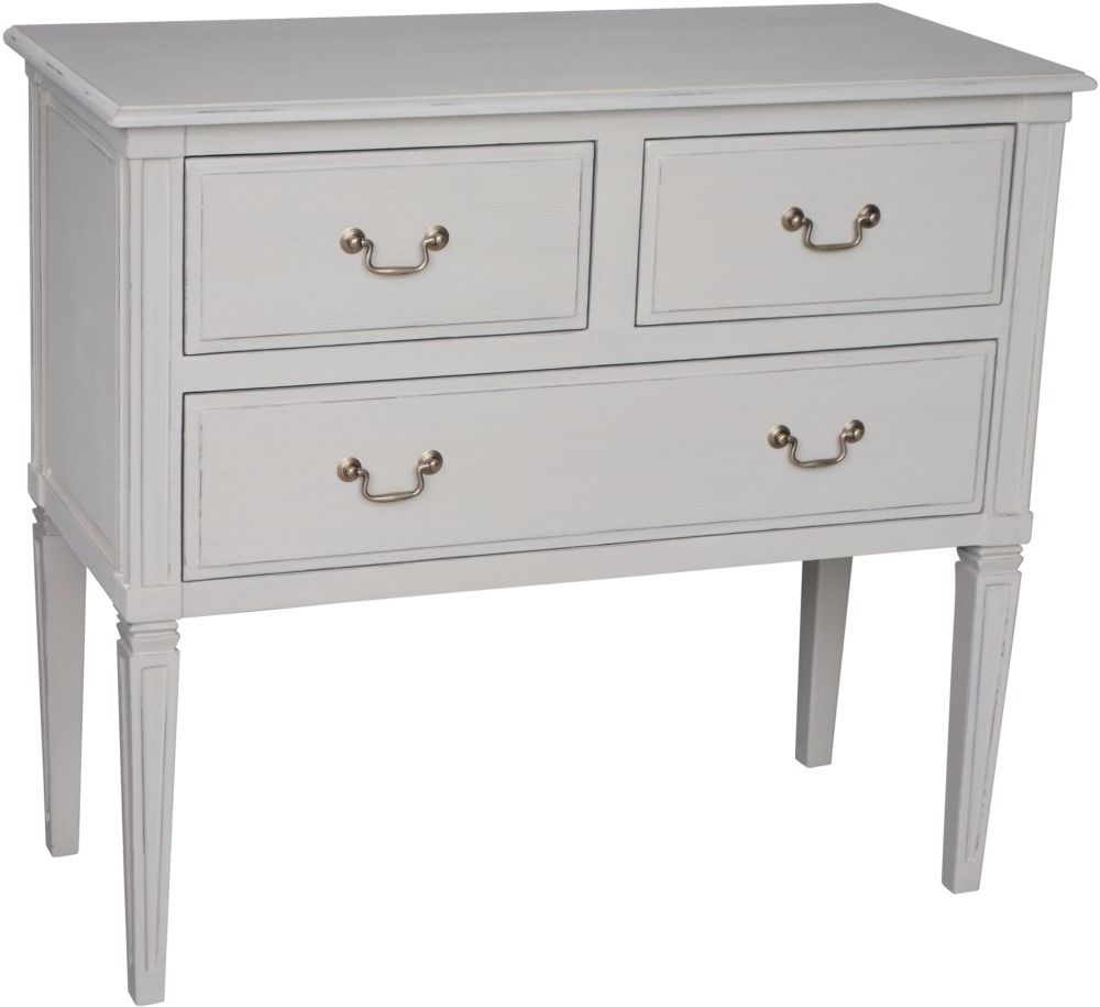 Annabelle French Putty Painted 3 Drawer Chest