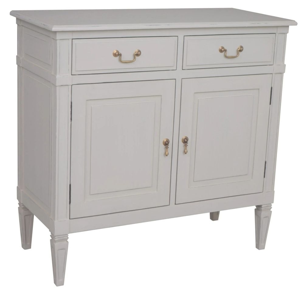 Annabelle French Putty Painted 2 Drawer Sideboard