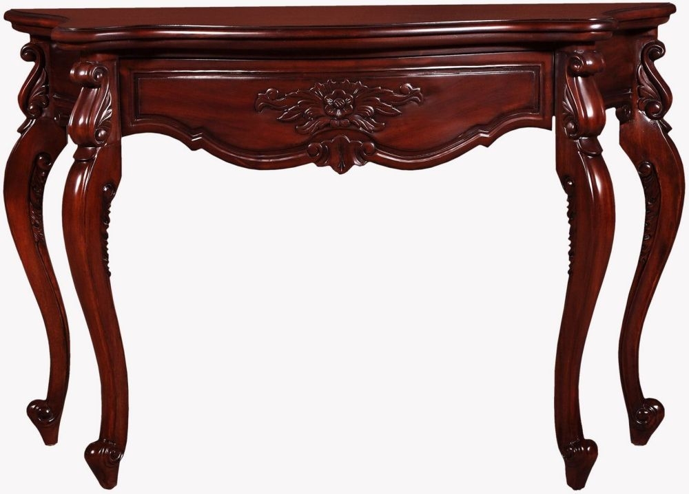 Bordeaux French Mahogany Philippi Console Table