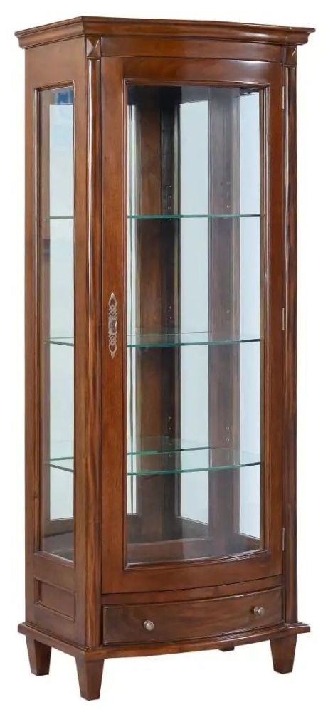 Bordeaux French Mahogany Display Cabinet