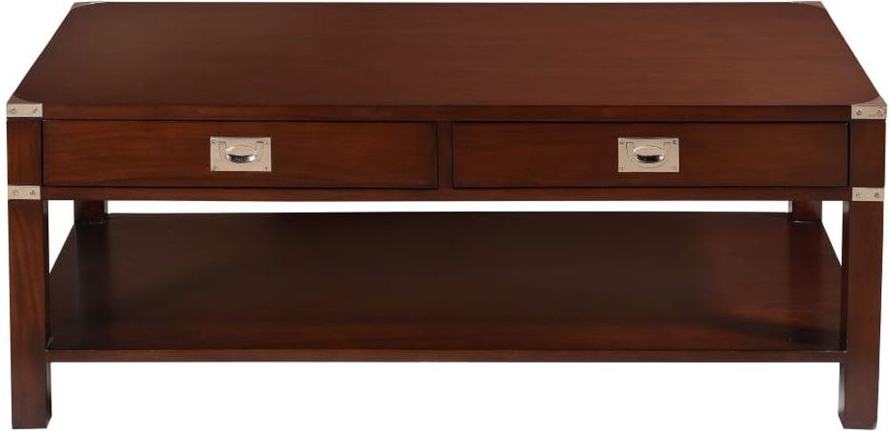 Diane French Walnut Stain Coffee Table