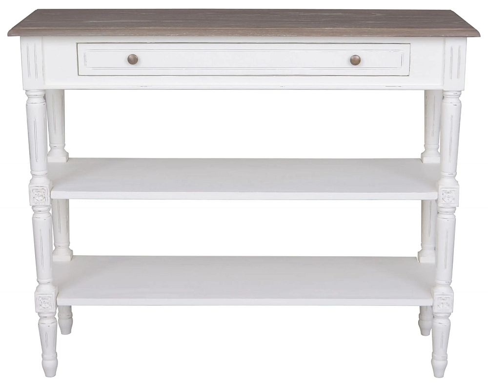 Helena French Offwhite Painted Console Table