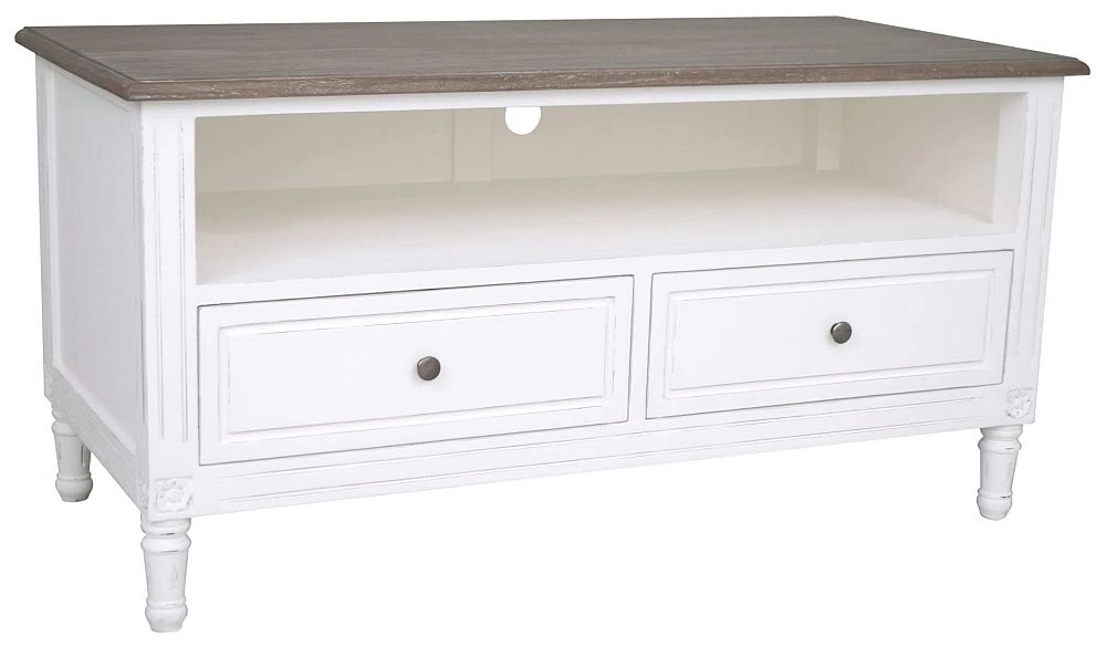 Helena French Offwhite Painted Tv Unit