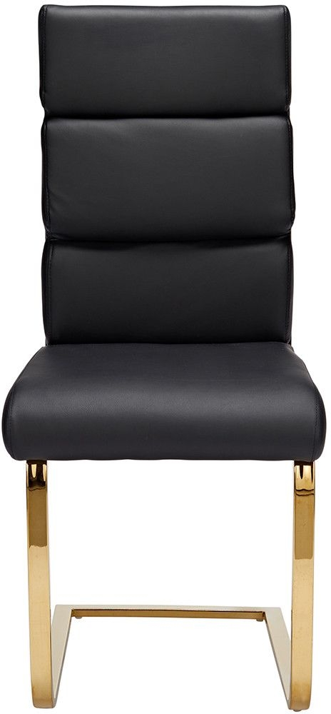 Antibes Black And Gold Dining Chair Sold In Pairs