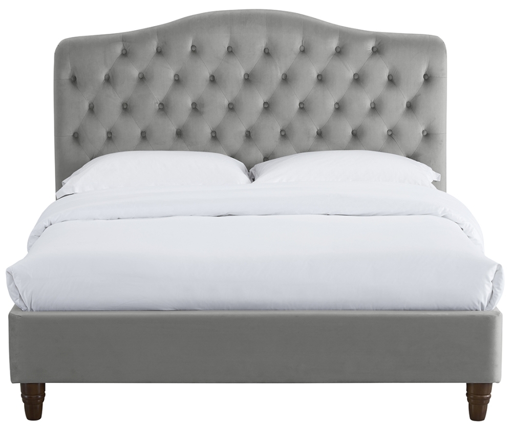 Sorrento Soft Cappuccino Upholstered 4ft 6in Double Bed