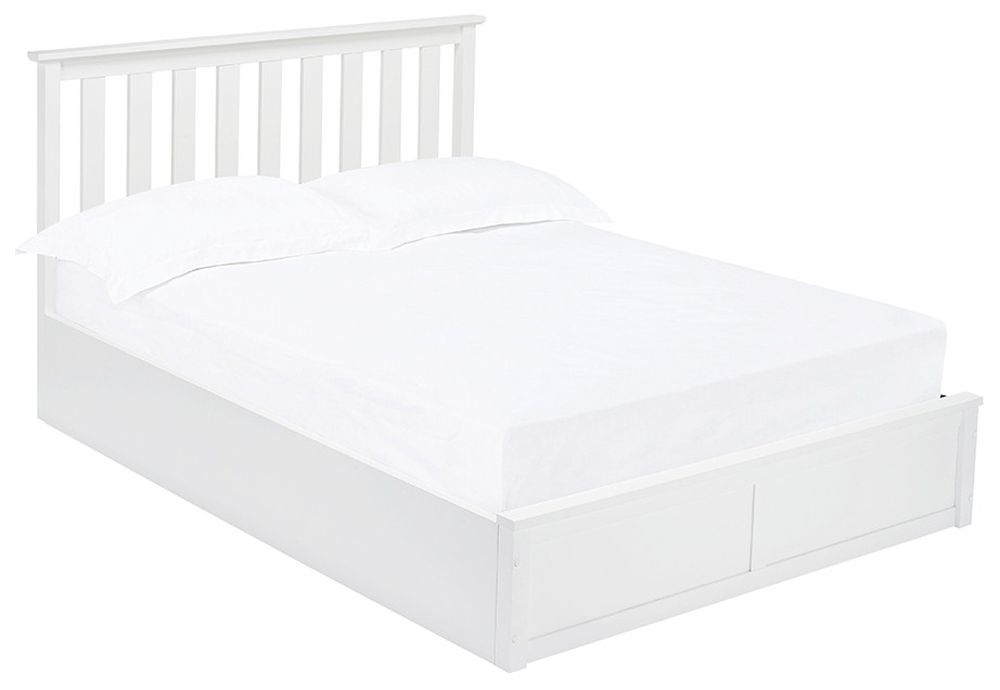 Oxford White 5ft King Size Slatted Bed