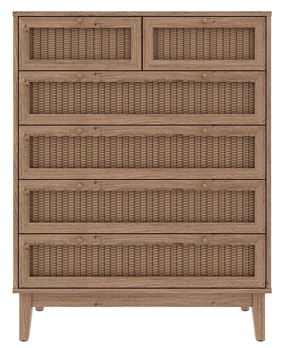 Bordeaux Rattan 6 Drawer Chest