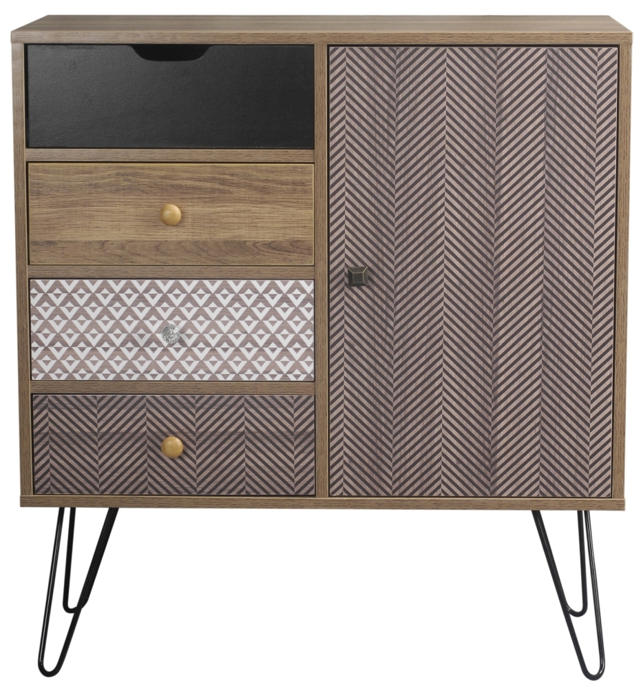 Casablanca Printed Sideboard With Hairpin Legs