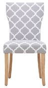 Hugo Linen Fabric Dining Chair