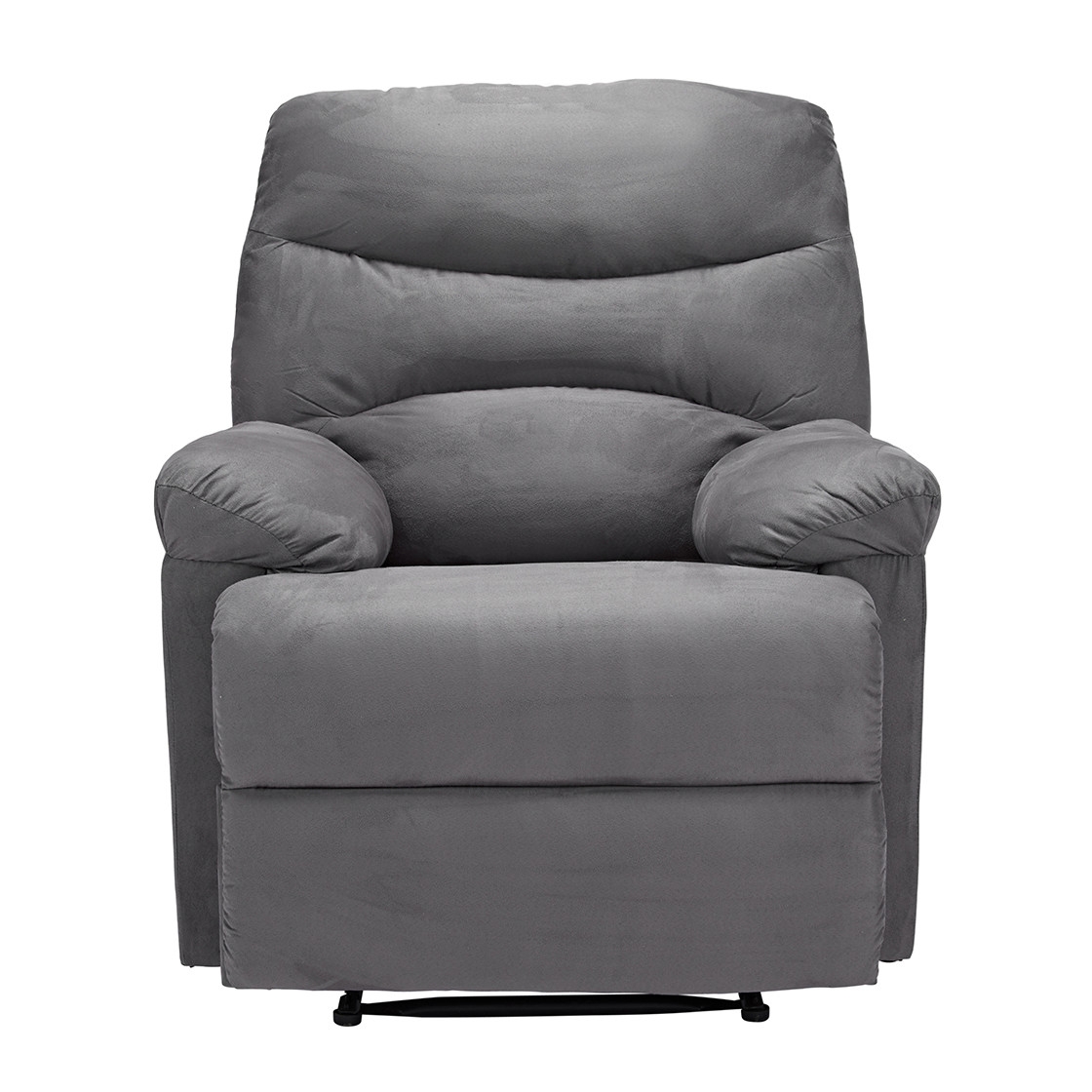 Regency Grey Faux Leather Recliner Chair