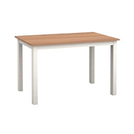 Cotswold Cream And Oak 150cm Fixed Dining Table