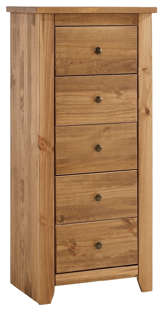 Havana Pine 5 Drawer Chest