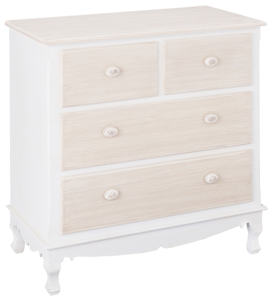 Juliette French Style White 22 Drawer Chest