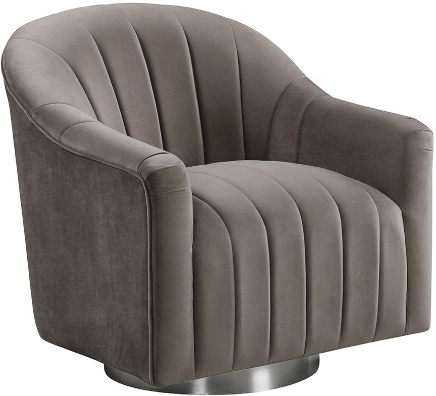 Tiffany Cappuccino Swivel Chair Clearance Fss14704