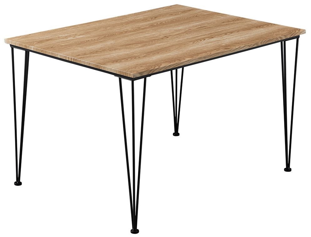 Liberty Wooden Square Dining Table With Hairpin Legs 120cm