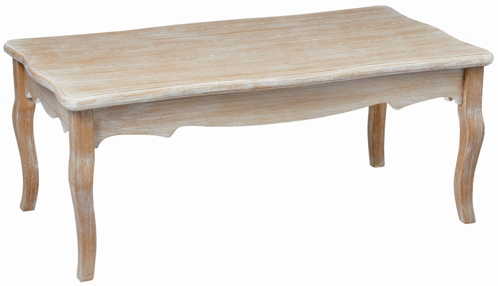 Provence French Style Weathered Oak Coffee Table