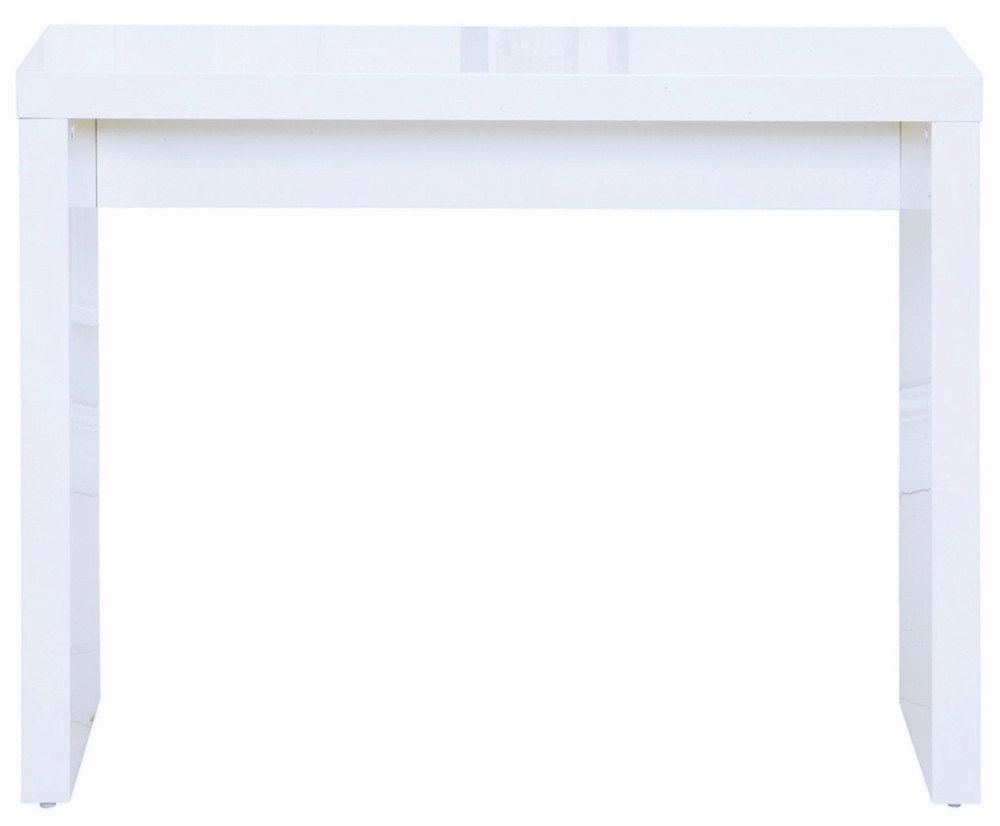 Puro White High Gloss Console Table