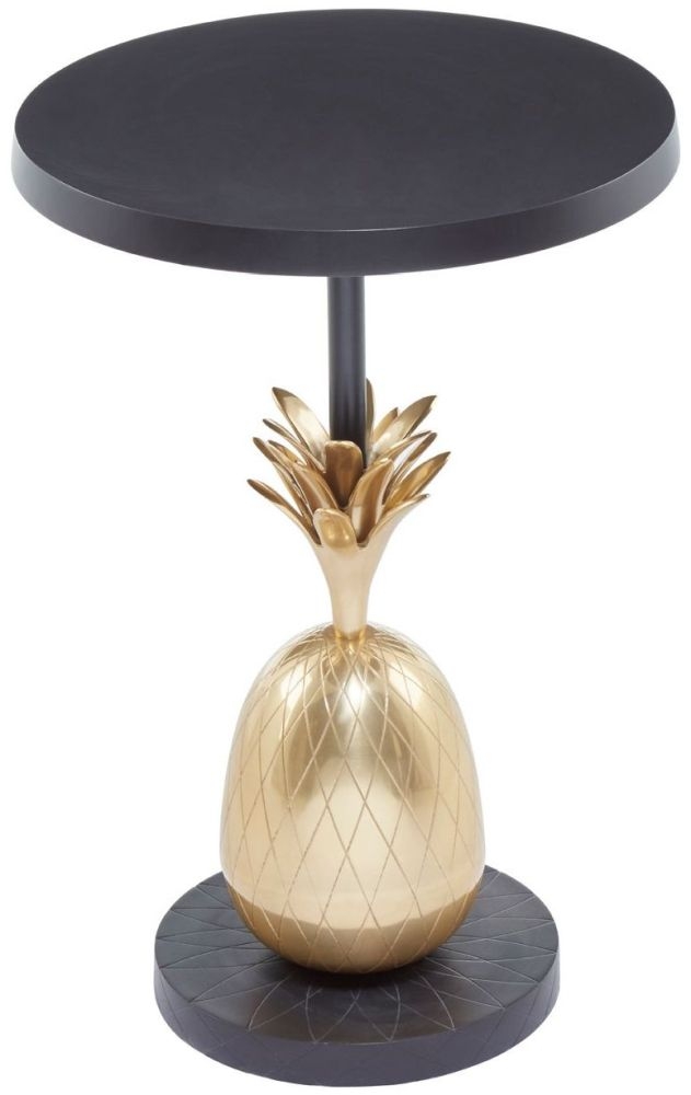 Esher Brass Pineapple Round Side Table