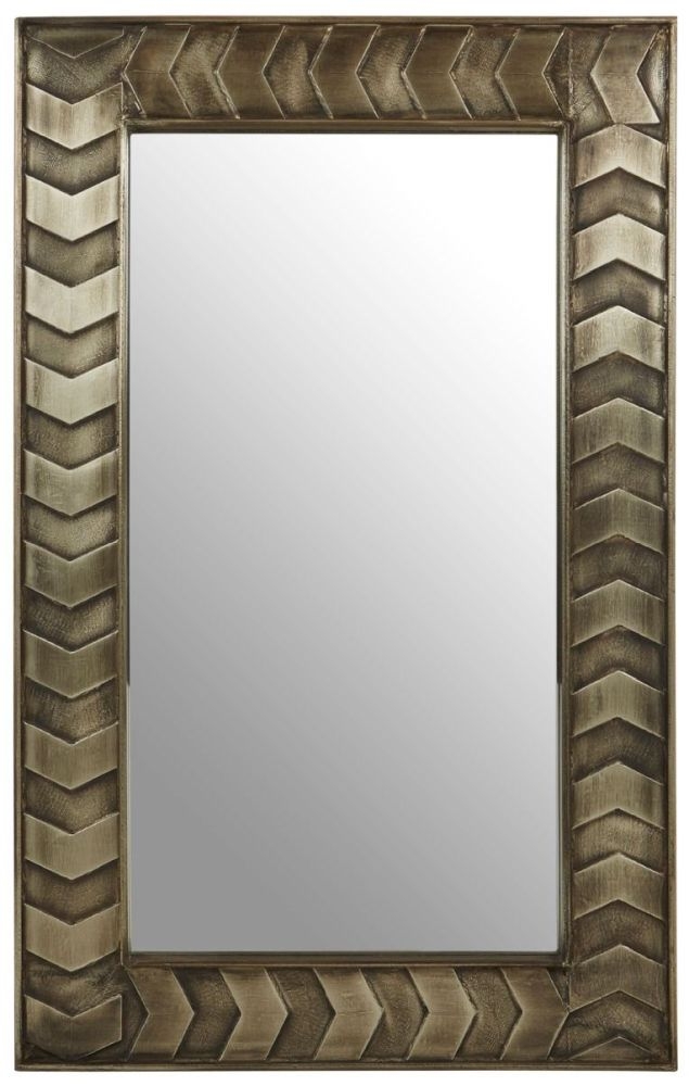Westlake Metallic Mango Wood Wall Mirror
